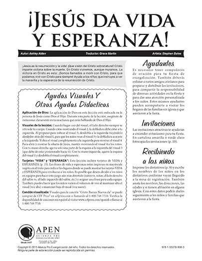 Jesús da vida y esperanza