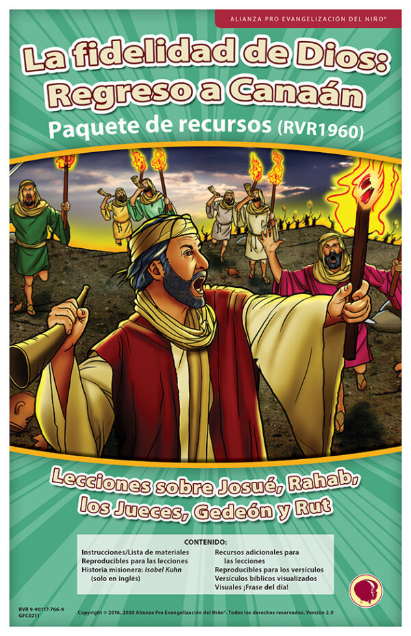 La fidelidad de Dios: El regreso a Canaán Texto y Visuales
